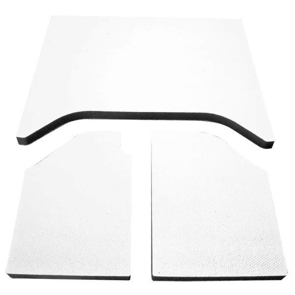 DEI - DEI 07-10 Jeep Wrangler JK 2-Door Boom Mat Headliner - 3 Piece - White