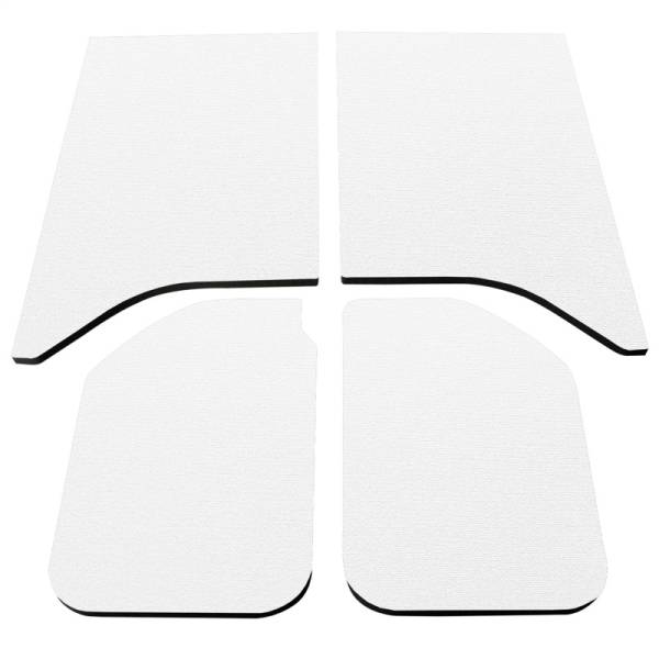 DEI - DEI 11-18 Jeep Wrangler JK 2-Door Boom Mat Headliner - 4 Piece - White