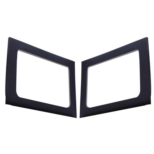 DEI - DEI 11-18 Jeep Wrangler JK 4-Door Boom Mat Rear Side Window Trim - 2 Piece - Black