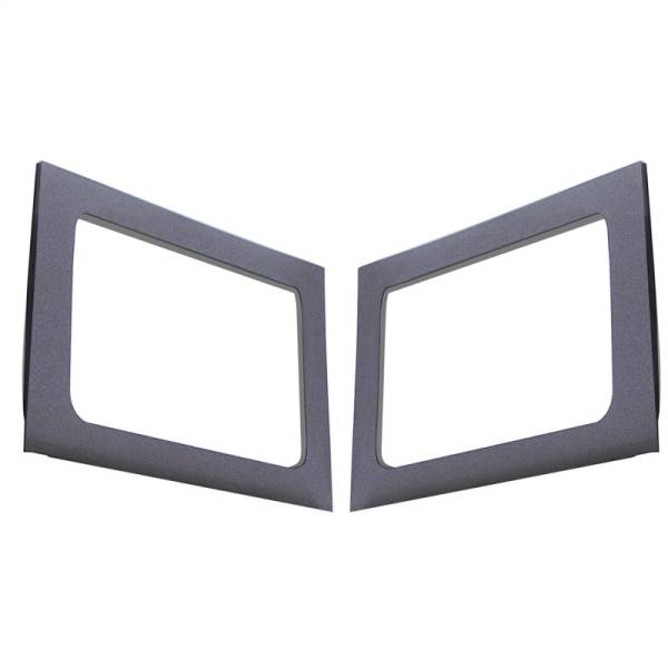 DEI - DEI 11-18 Jeep Wrangler JK 4-Door Boom Mat Rear Side Window Trim - 2 Piece - Gray