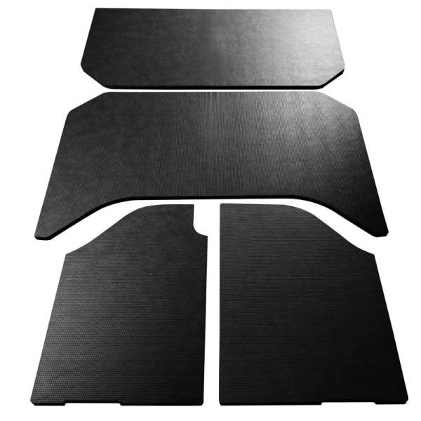 DEI - DEI 07-10 Jeep Wrangler JK 4-Door Boom Mat Headliner - 4 Piece - Black Leather Look