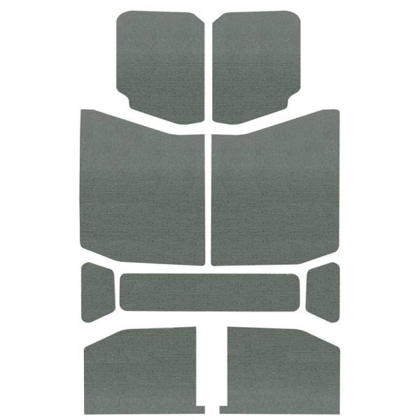 DEI - DEI 18-23 Jeep Wrangler JL 4-Door Boom Mat Headliner - 9 Piece - Gray