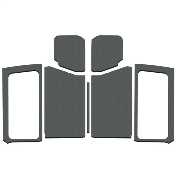 DEI - DEI 18-23 Jeep Wrangler JL 2-Door Boom Mat Complete Headliner Kit - 7 Piece - White