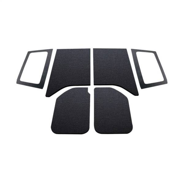 DEI - DEI 11-18 Jeep Wrangler JK 2-Door Boom Mat Complete Headliner Kit - 6 Piece - Black