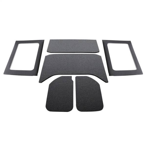 DEI - DEI 11-18 Jeep Wrangler JK 4-Door Boom Mat Complete Headliner Kit - 6 Piece - Black