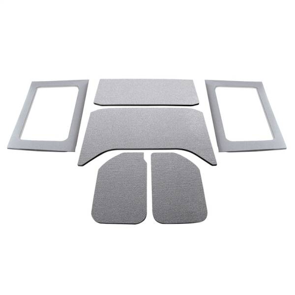 DEI - DEI 11-18 Jeep Wrangler JK 4-Door Boom Mat Complete Headliner Kit - 6 Piece - Gray