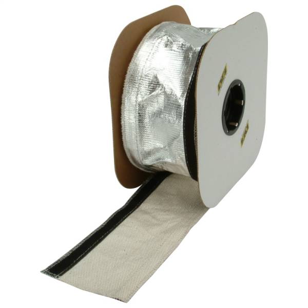 DEI - DEI Heat Shroud 2-1/2in x 50ft Spool - Aluminized Sleeving-Hook and Loop Edge