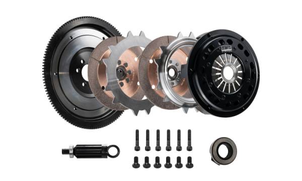 DKM Clutch - DKM Clutch VW Beetle/Golf/Jetta/Passat 2.0L TDI Twin Disc MR Clutch w/Flywheel (650 ft/lbs Torque)