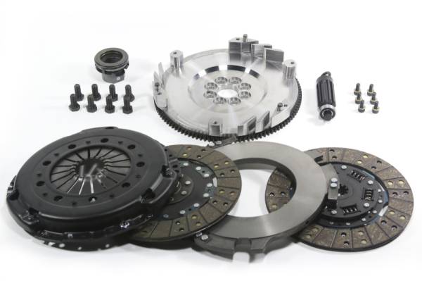 DKM Clutch - DKM Clutch BMW E34/E36/E39/E46/Z3 (6 Cyl) MS Twin Disc Clutch w/Steel Flywheel (660 ft/lbs Torque)