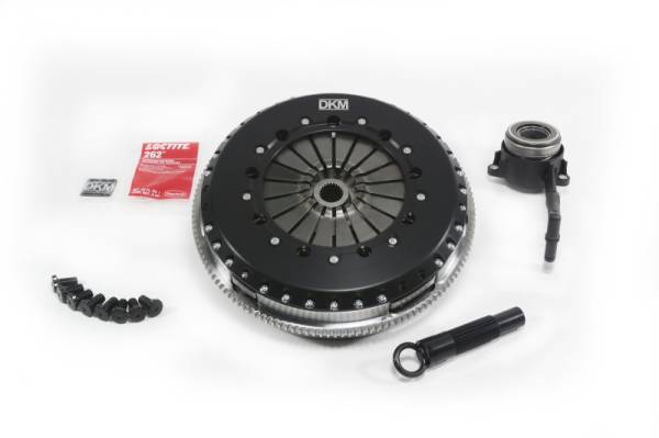 DKM Clutch - DKM Clutch VW MK4 R32 MS Twin Disc Clutch Kit w/Steel Flywheel (660 ft/lbs Torque)