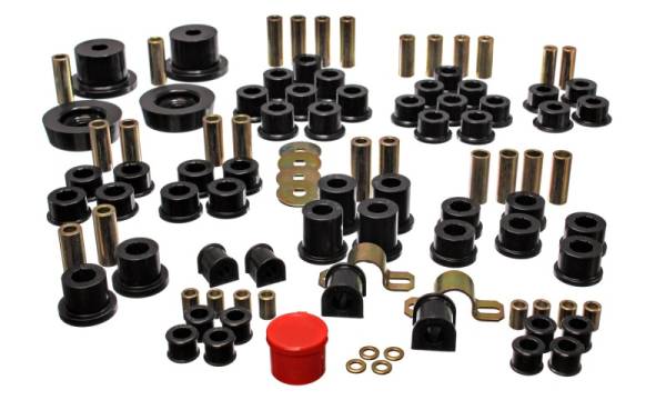 Energy Suspension - Energy Suspension 90-97 Mazda Miata Black Hyper-Flex Master Bushing Set - 11.18102G