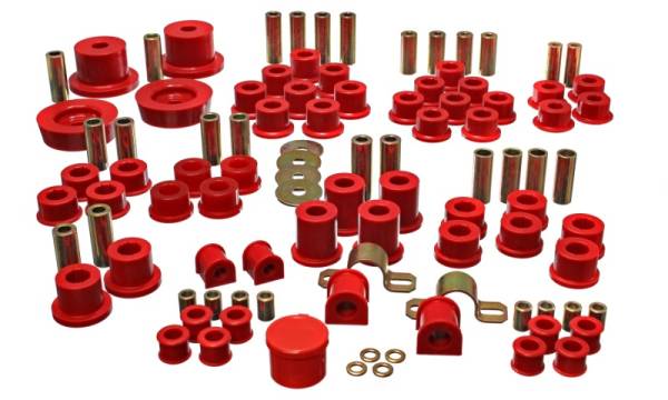 Energy Suspension - Energy Suspension 90-97 Mazda Miata Red Hyper-Flex Master Bushing Set