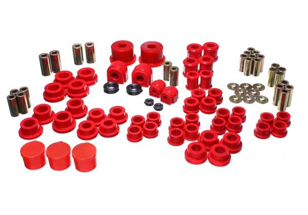 Energy Suspension - Energy Suspension 2016 Mazda Miata (ND) Red Hyper-flex Master Bushing Set