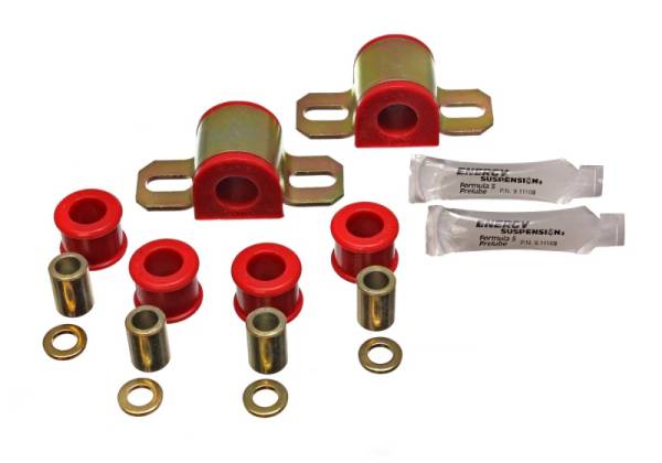 Energy Suspension - Energy Suspension 90-97 Mazda Miata Red 19mm Front Sway Bar Bushings (includes Sway Bar End Link Bus