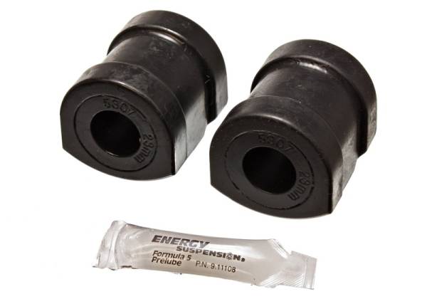 Energy Suspension - Energy Suspension 92-99 BMW 318I/325i/328I Black 23mm Front Sway Bar Frame Bushings