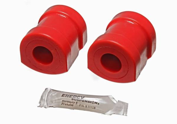 Energy Suspension - Energy Suspension 92-99 BMW 318I/325i/328I Red 24mm Front Sway Bar Frame Bushings