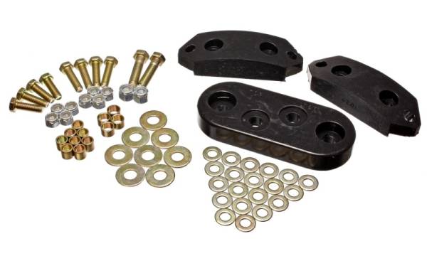 Energy Suspension - Energy Suspension 61-73 VW Beetle/70-73 Super Beetle Black Motor and Trans Mount Bushings (Inc H/W)