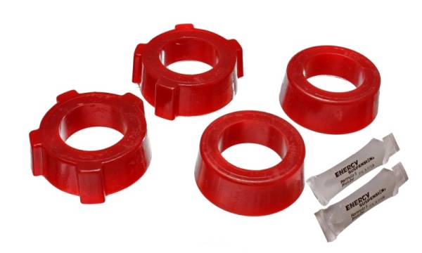 Energy Suspension - Energy Suspension 69-78 Vokswagen (Air Cooled) Red Rear Spring Plate Bushing Set