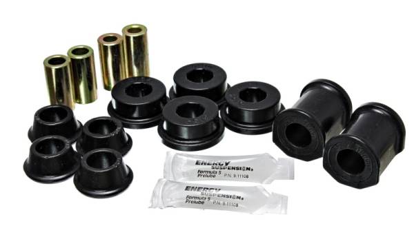 Energy Suspension - Energy Suspension 71-7/73 VW Super Beetle (Cast) Black Front Control Arm Bushing Set