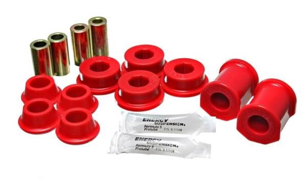 Energy Suspension - Energy Suspension 71-7/73 VW Super Beetle (Cast) Red Front Control Arm Bushing Set