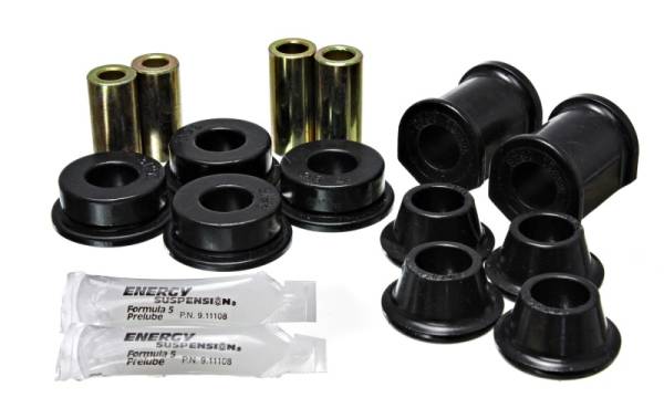 Energy Suspension - Energy Suspension 8/73-79 VW Super Beetle (Stamped) Black Front Control Arm Bushing Set