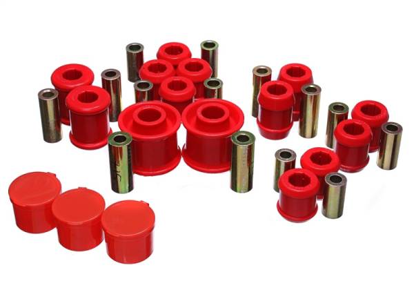 Energy Suspension - Energy Suspension 12-16 VW Passat / 07-16 VW EOS (1F) Rear Control Arm Bushing Set - Red