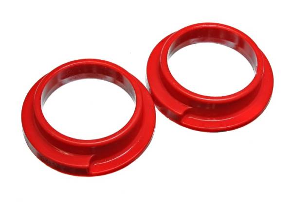 Energy Suspension - Energy Suspension Universal 3in ID 4 5/16in OD 1 1/8in H Red Coil Spring Isolators (2 per set)