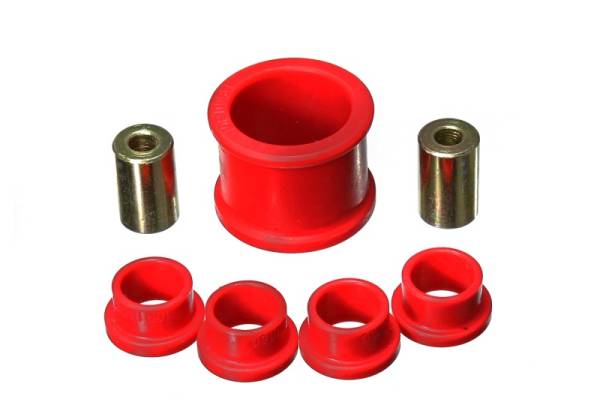 Energy Suspension - Energy Suspension 06-11 Honda Civic Si Red Power Steering Rack Bushing Set