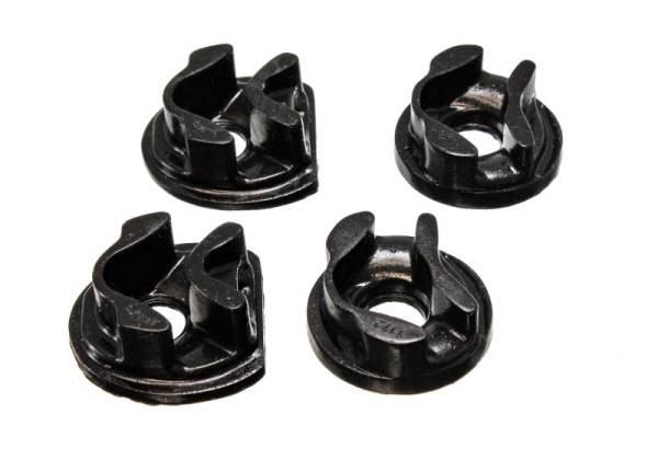 Energy Suspension - Energy Suspension 01-05 Honda Civic/CRX Black Motor Mount Inserts (Manual Transmission) (2 Torque Mo