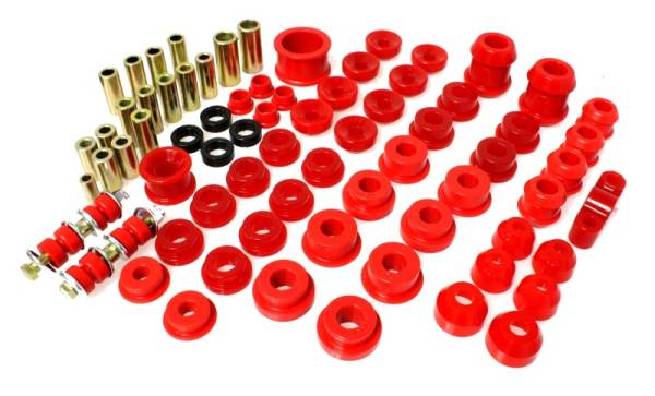 Energy Suspension - Energy Suspension 92-95 Honda Civic/CRX / 93-97 Honda Del Sol (including VTEC) Red Hyper-Flex Master