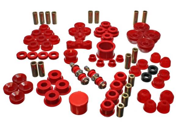 Energy Suspension - Energy Suspension 90-93 Acura Integra Red Hyper-Flex Master Bushing Set