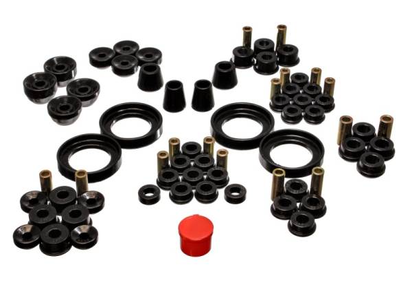 Energy Suspension - Energy Suspension 92-96 Honda Prelude Black Hyper-Flex Master Bushing Set