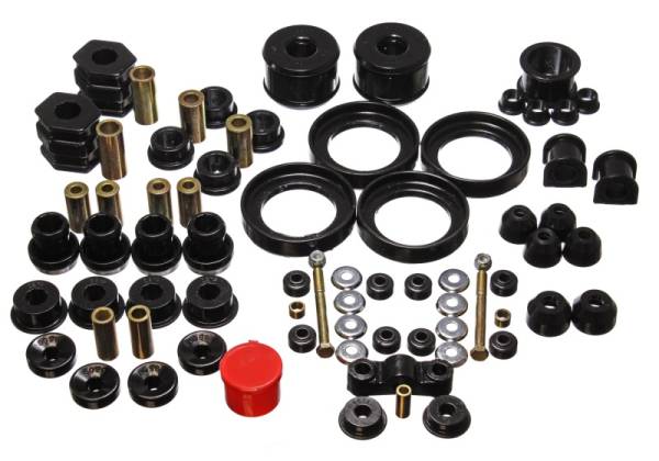 Energy Suspension - Energy Suspension 96-00 Honda Civic/CRX Black Hyper-Flex Master Bushing Set