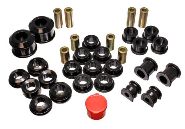 Energy Suspension - Energy Suspension 02-05 Honda Civic Si Black Hyper-Flex Master Bushing Set