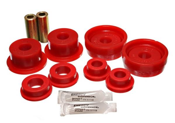 Energy Suspension - Energy Suspension 84-87 Honda Civic/CRX Red Rear Control Arm Bushing Set (Includes Trailing Arm Bush