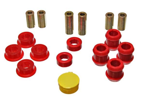 Energy Suspension - Energy Suspension 88-91 Honda Civic/CRX Red Front Control Arm Bushing Set