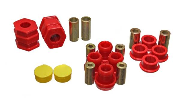 Energy Suspension - Energy Suspension 99-00 Honda Civic Si Red Front Control Arm Bushing Set