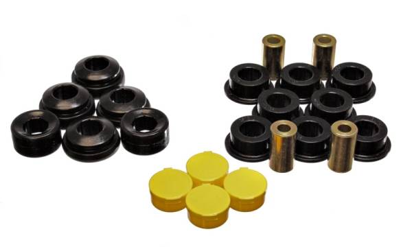 Energy Suspension - Energy Suspension 01-05 Honda Civic/CRX / 02-05 Civic Si Black Rear Control Arm Bushing Set