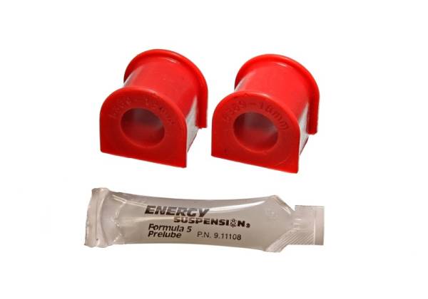 Energy Suspension - Energy Suspension 88-91 Honda Civic/CRX Red 18mm Front Sway Bar Bushings