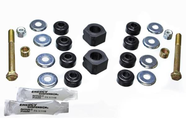 Energy Suspension - Energy Suspension 84-87 Honda Civic/CRX Black 18mm Front Sway Bar Bushings (Sway Bar link bushings a