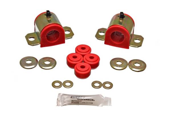 Energy Suspension - Energy Suspension 92-01 Honda Prelude Red 25mm Front Sway Bar Bushings (Sway Bar end link bushings a