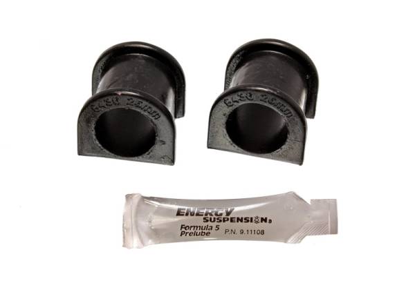 Energy Suspension - Energy Suspension 99-00 Honda Civic Si Black 26mm Front Sway Bar Bushings