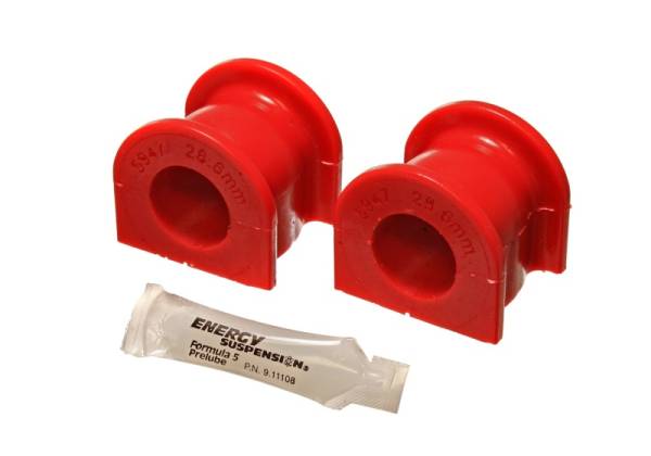 Energy Suspension - Energy Suspension 00-09 Honda S2000 Red 28.2mm Front Sway Bar Bushing Set