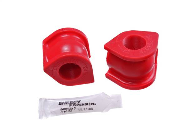 Energy Suspension - Energy Suspension 06-11 Honda Civic (Excl Si) 24mm Front Sway Bar Bushings - Red