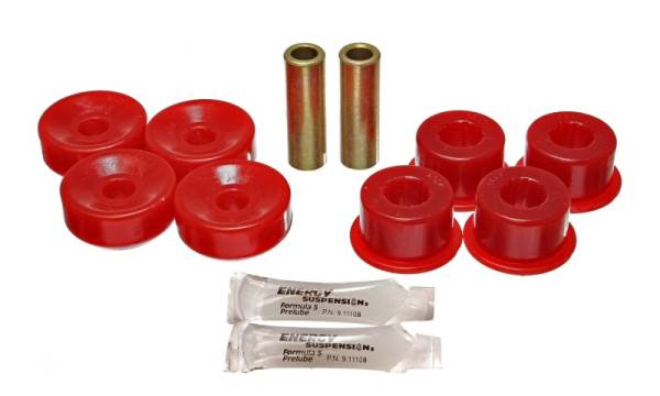 Energy Suspension - Energy Suspension 92-01 Prelude Red Rear Shock Upper and Lower Bushing Set