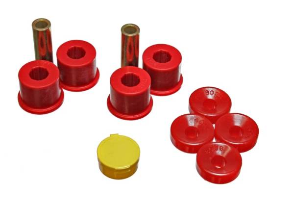 Energy Suspension - Energy Suspension 99-00 Honda Civic Si Red Front Shock Bushing Set