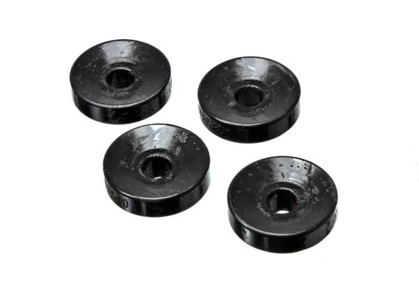 Energy Suspension - Energy Suspension 06-11 Honda Civic SI Black Rear Shock Upper Bushing Set