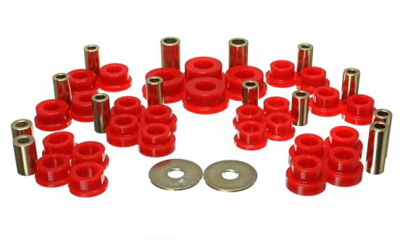 Energy Suspension - Energy Suspension Subaru 08-12 Impreza/08-14 WRX Red Rear Control Arm Bushing Set