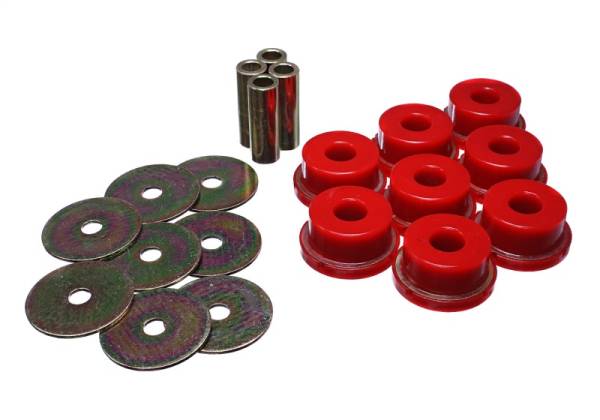 Energy Suspension - Energy Suspension 05-09 Subaru Legacy Rear Subframe Bushing Set - Red