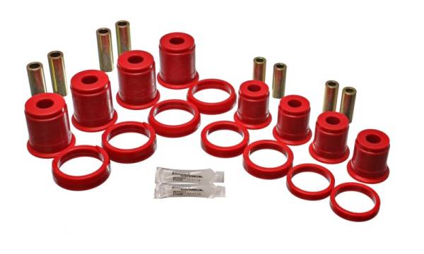 Energy Suspension - Energy Suspension 84-01 Jeep Cherokee/Wagoneer/Comanche 2WD Red Front Control Arm Bushings